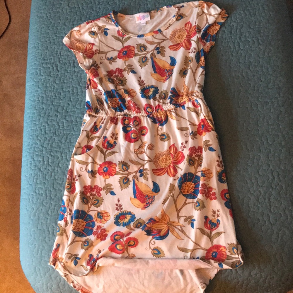 Girls floral tunic